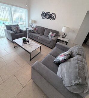 Smart TV, foosball, table tennis