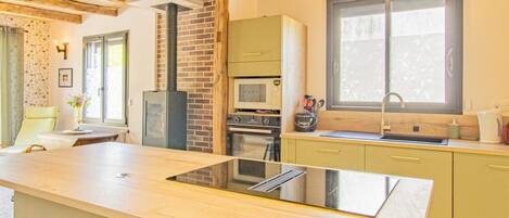 Microwave, oven, dishwasher, highchair