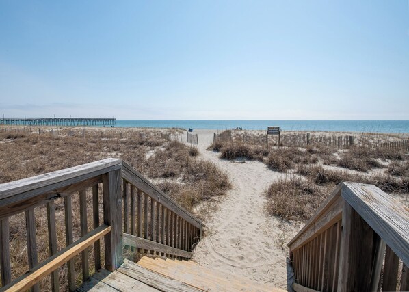 Beach nearby - Hobbs Realty - Waterfront living at The Minnow, a charming 2 bedroom with a day dock! (Holden Beach)