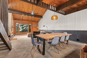 Dining - Ski Ranch Loft - 2 King Bedrooms + Loft w/ Custom Bunks, Hot Tub, Short Walk to Slopes (Steamboat Springs)