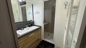 Shower, hair dryer