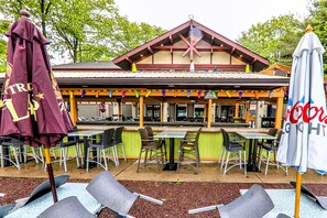 Outdoor dining -  BigBoulder TwnHome for 14, Ski/Tube just 1/4mile!! (Lake Harmony)