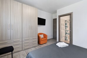 1 غرفة نوم ومكواة/لوح كي وواي فاي مجانًا وملاءات أسرّة