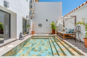 Una piscina riscaldata