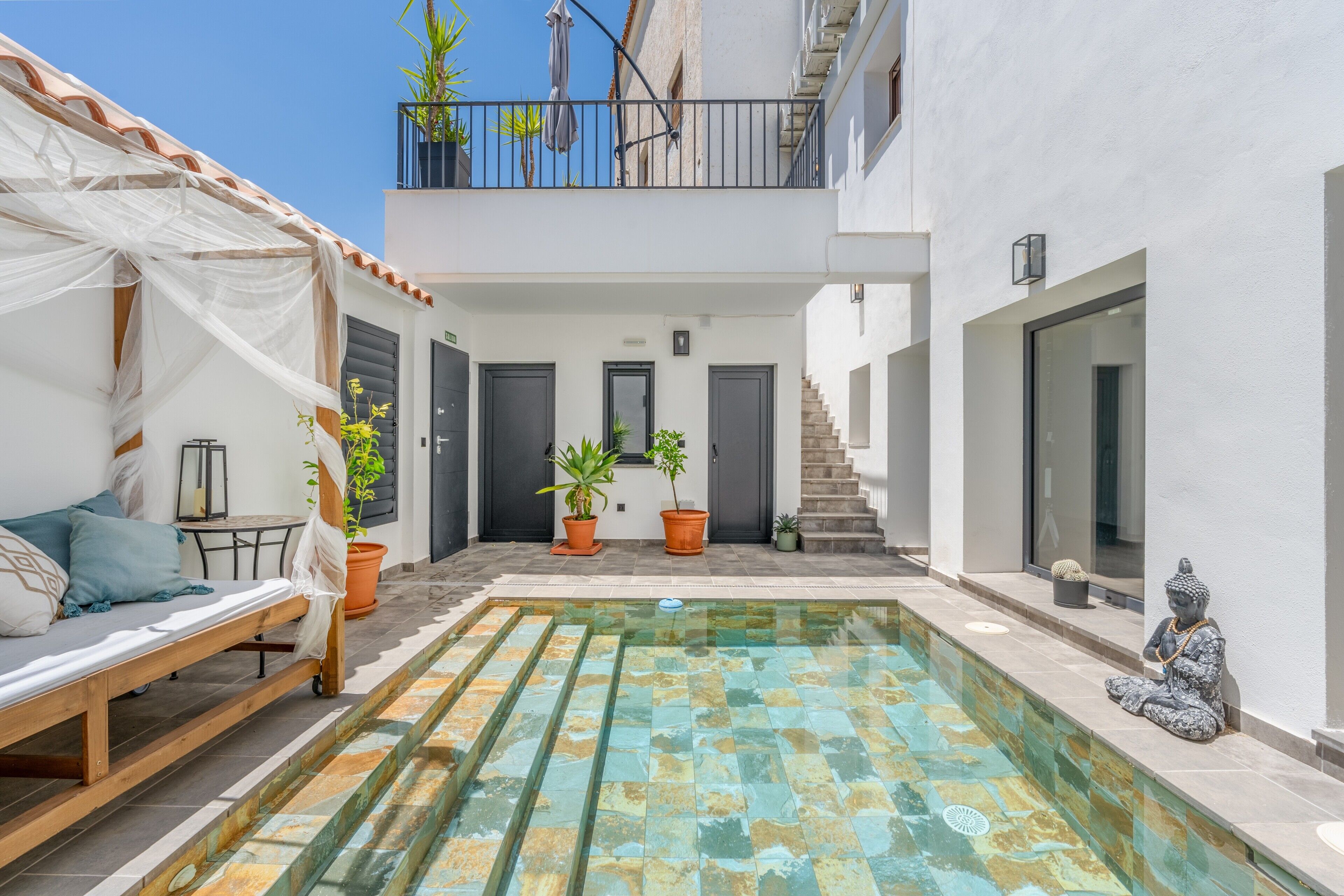 Una piscina climatizada