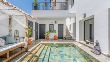 Una piscina climatizada