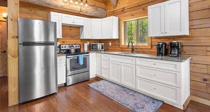 Stunning Log Cabin in Oneonta Set On 30 Acres