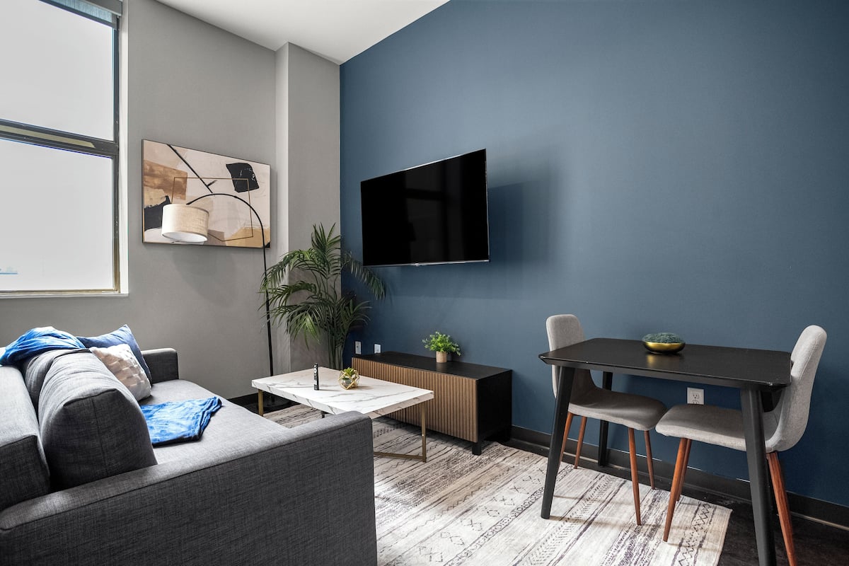 Appartement Deluxe, non-fumeur | Coin séjour