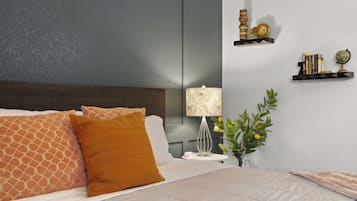 2 habitaciones, escritorio, tabla de planchar con plancha y wifi