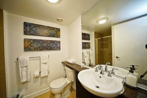 基本公寓 | 浴室 | 風筒、提供毛巾、番梘、洗頭水