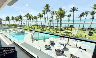 ファミリー アパートメント 2 ベッドルーム ビーチビュー | ベランダ