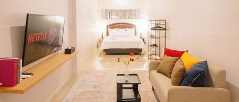 Een strijkplank/strijkijzer, wifi