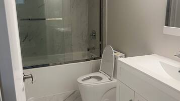 Towels, soap, toilet paper