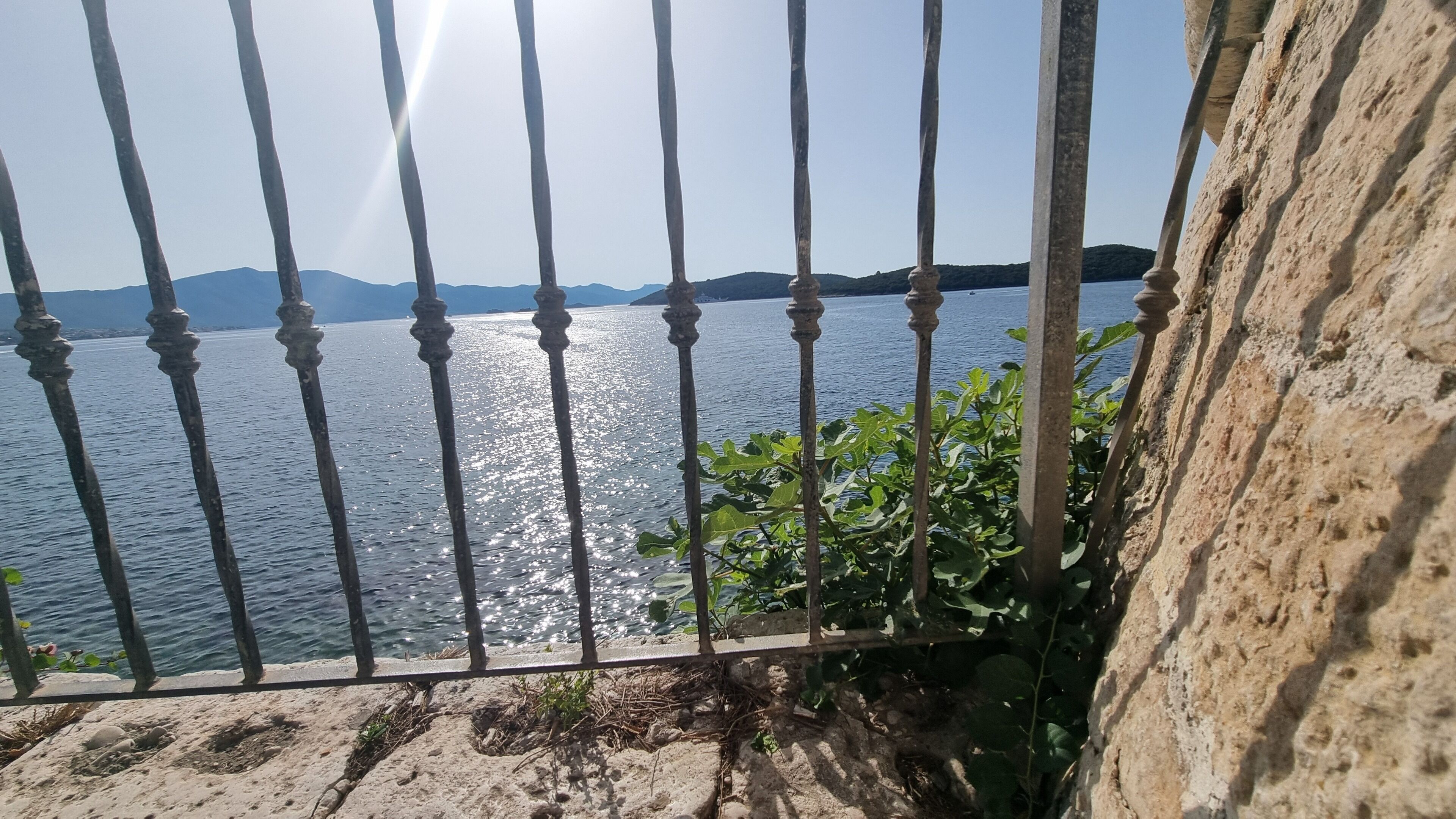 Uitzicht vanuit accommodatie