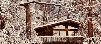 10-Acre Adventure Lodge w/River Valley View on 10 Acres - Cozy/Romantic/Family