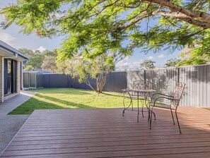 Luksus-hus - ved stranden | Terrasse/gårdhave