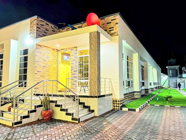 Fassade der Unterkunft