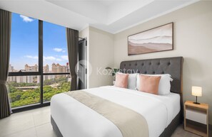 Apartment, 1 Bedroom, City View | 1 bedroom, laptop workspace, iron/ironing board, free WiFi - Liora by Kozystay - Kemayoran (Jakarta)