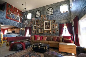 TV, video games, books, offices