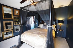 5 bedrooms, iron/ironing board, travel cot, WiFi