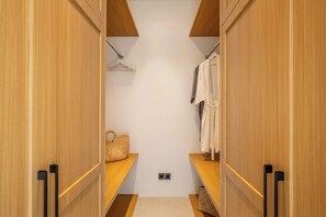 Junior Villa, Balcony, Pool View | Wardrobe