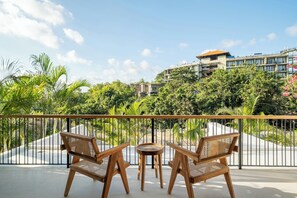 Junior Villa, Balcony, Pool View | Balcony