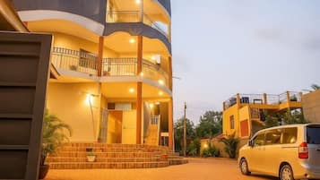 Front of property – evening/night