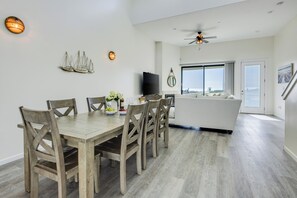 Dining - Beachfront 2BR w/ Deck, Views & Direct Sand Access | Strand Way A (Oceano)