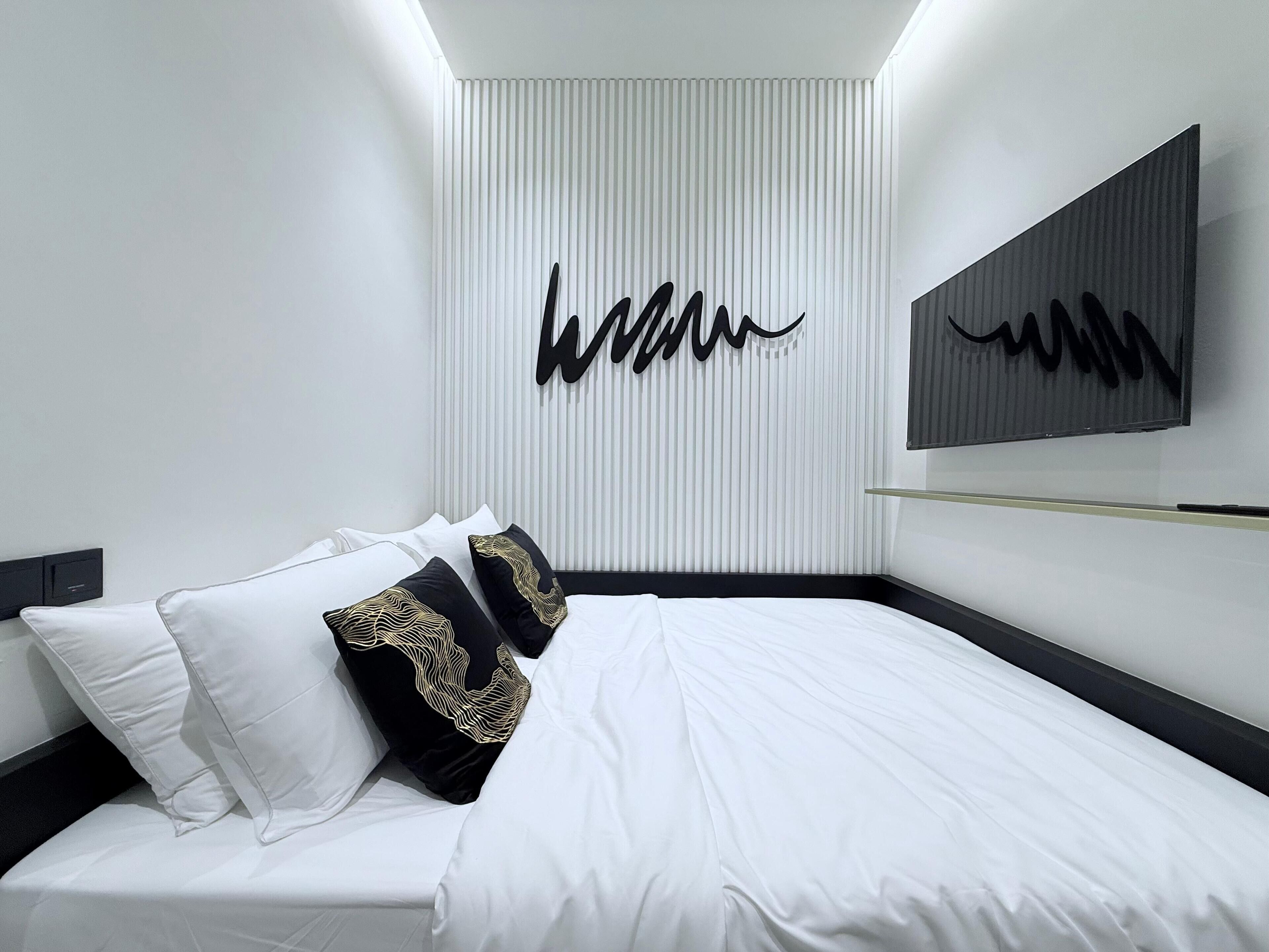 Habitació doble econòmica | Escriptori, espai de treball apte per a portàtils i wifi gratuïta 