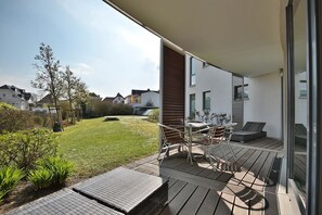 Outdoor dining - Residence Wohnen am Meer - Residence Wohnen am Meer, Apartment 07 (Timmendorfer Strand)