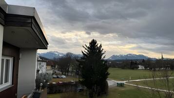 Blick von der Unterkunft