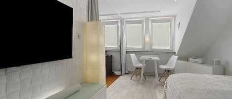 1 Schlafzimmer, Bügeleisen/Bügelbrett, kostenloses WLAN, Bettwäsche