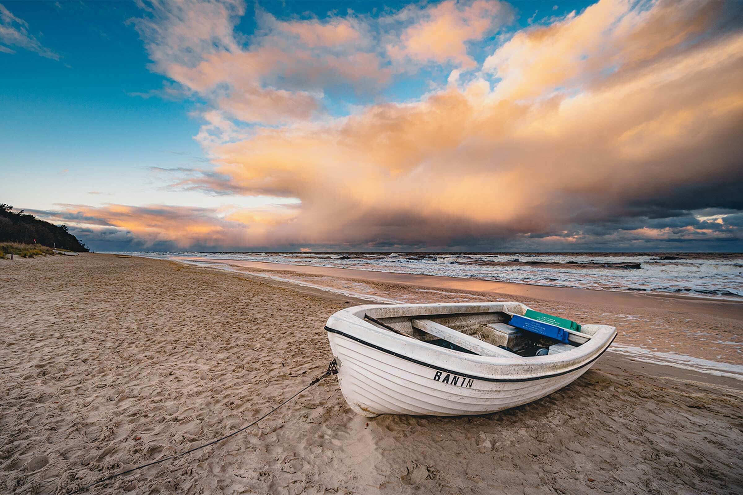 Vlak bij het strand