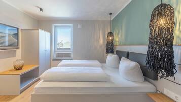 2 quartos, berço de viagem, Wi-Fi de cortesia, roupa de cama