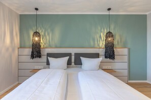 2 Schlafzimmer, Reisekinderbett, kostenloses WLAN, Bettwäsche