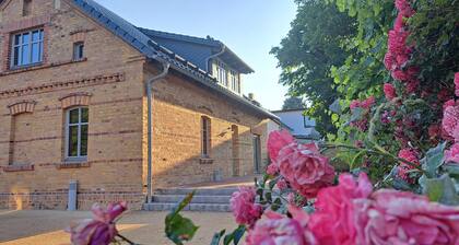 Comfortable vacation home "Alte Provinz" Park Table tennis Darts Barbecue Fire bowl