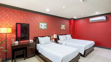 In-room safe, desk, blackout curtains, soundproofing