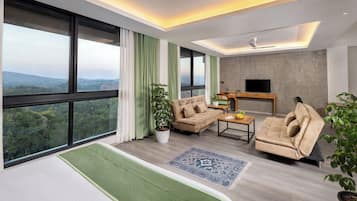 Junior Suite, Mountain View | Living area