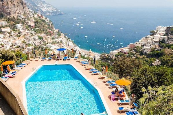 Pool - My Rental Homes - Casa Dorothea with sea view and shared pool and large terrace (Positano)