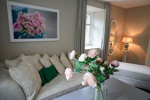 Deluxe-Doppel- oder -Zweibettzimmer, Gartenblick