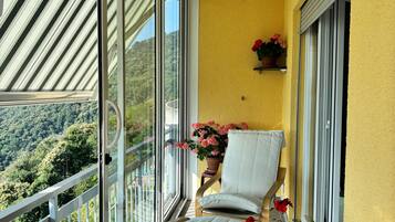 Comfort-lejlighed - balkon - søudsigt | 1 soveværelse, gratis Wi-Fi