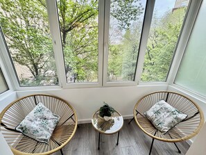 City Apartment, Park View | Balcony view
