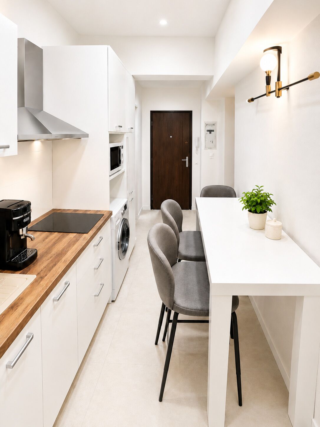 City Apartment, Park View | Private kitchen | Espresso maker, coffee/tea maker, electric kettle