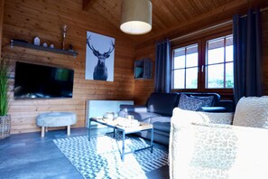 Fernseher, DVD-Player, Videothek, Stereoanlage