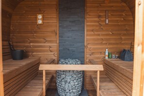 Sauna, vasca idromassaggio