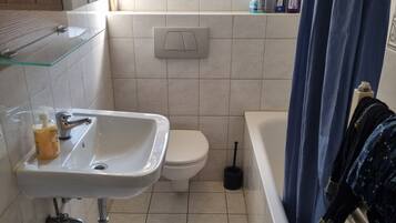 Towels, soap, toilet paper