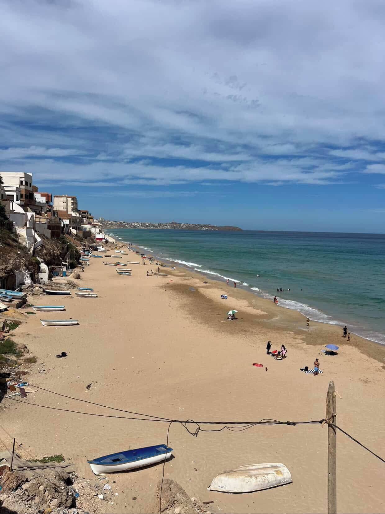 In Strandnähe, Liegestühle