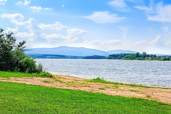 Himmel, Blau, Wasser, Wasservorräte, Gewässer, Wolke, Grün, Natur, Natürliche Landschaft, Horizont
