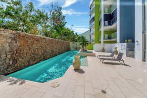 Piscina all'aperto, con ingresso dalle 07:00 alle 21:00, lettini
