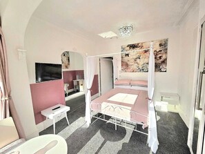 Dobbeltrom – deluxe, delvis sjøutsikt | Wi-fi (inkludert)